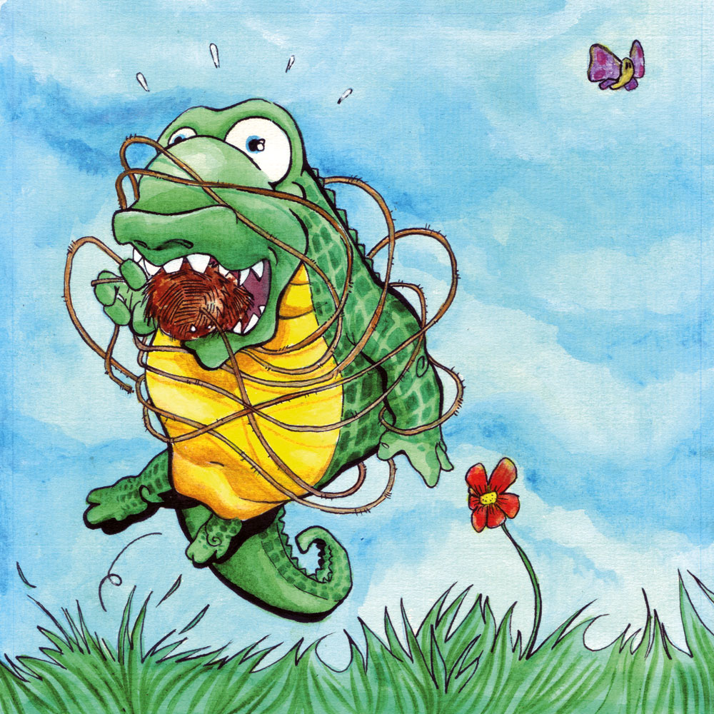 Un crocodile aux dents poilues - 03