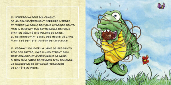 Un crocodile aux dents poilues - 12-13